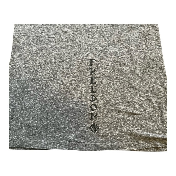 Institute Liberal cotton blend gray sunburst Tank Top M graphic design in back - Picture 10 of 14